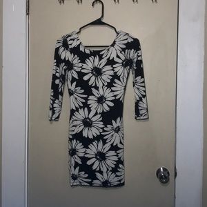 Bodycon Sunflower dress